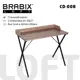 Компьютерный стол Brabix 641863 90x78x50 см ЛДСП цвет мореный дуб/черный