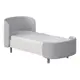Кровать подростковая Ellipse Kidi soft 80x180 см дерево цвет серый