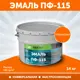 Эмаль универсальная ПФ-115 Оберег PaintGuard алкидная быстросохнущая цвет оранжевый 10 л