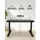Компьютерный стол PROtect LA-T33-E4A 120x120x60 см Стекло цвет черный