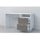 Компьютерный стол Диал ST3PDBETONKAMENTEMN 53x130x53 см ЛДСП цвет бетон/темный камень