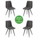 Кухонный стул Tetchair CHILLY (mod. 7095-1) 88x53x45 см ткань цвет темно-серый 17247
