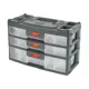 Органайзер Blocker 19.5x31x19.5 см полипропилен цвет серый