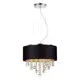 Люстра подвесная St luce Sl1350.403.04 4 лампы 8 м² цвет хром