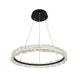 Светильник подвесной светодиодный хрустальный Kink light 08243.19a 3 м² нейтральный белый свет цвет черный