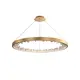 Люстра подвесная светодиодная Kink light Рами 07668-80.36 4.167 м² теплый белый (желтый) свет цвет жёлтый/золотой