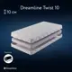 Матрас Dreamline Twist 10 80x195x10 см беспружинный, односпальный