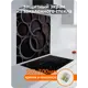 Защитный экран Borntoprint Кольца 50x50x0.4 см закаленное стекло цвет прозрачный