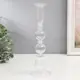 Подсвечник Simaland "Эстетика - два шара" прозрачный 27x8.5x8.5 см