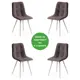 Кухонный стул Tetchair CHILLY (mod. 7095-1) 88x53x45 см ткань цвет белый 17243
