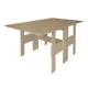 Кухонный стол прямоугольный BTS СтандартСК-С 22.40-160x75x100 см ЛДСП цвет дуб сонома