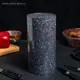 Держатель ножей Доляна 2803136 22x11 см пластик цвет черный