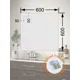 Стеновая панель Borntoprint Правила 600x600x0.4 см закаленное стекло цвет бело-черный