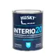 Краска интерьерная Husky Interio 20 полуматовая супербелая 0.9л