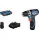 Дрель-шуруповерт аккумуляторная Bosch Professional GSR 12V-15 FC, 12 В Li-Ion 2x2 Ач
