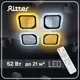 Люстра потолочная светодиодная RITTER 52395 6 с пультом управления 20 м² изменение оттенков белого цвет белый