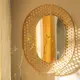 Зеркало декоративное Inspire Palmeira Natural овальное 65x78 см