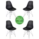 Кухонный стул Tetchair CINDY IRON CHAIR (EAMES) (mod. 002) 83x46x51 см пластик цвет сталь 14182