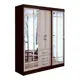 Шкаф-купе Bts 220.3x170x59.8 см 6 полок ЛДСП цвет венге/дуб лоредо