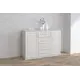 Комод Диал Кантри 6 ящиков 121x44x84 см ЛДСП цвет бежево-белый/бодега светлый
