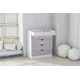 Комод Диал Бриз 4 ящика 80x76x101 см ЛДСП цвет белый/ирис