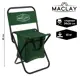 Стул садовый с сумкой Maclay 488612 24 x 26 x 60 см зелёный