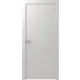 Дверь межкомнатная глухая Британия 60x200 см эмаль белый с замком