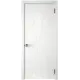 Дверь межкомнатная глухая с замком и петлями в комплекте Графика 1 60x200 см ПВХ цвет белый