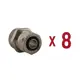 Муфта комбинированная Aqualink 3/4"x16 мм НР латунь k18299
