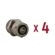 Муфта комбинированная Aqualink 3/4"x16 мм НР латунь k18297