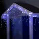 Электрогирлянда универсальная Luazon lighting 3584218 бахрома 4x4 м 180 ламп холодный белый (голубой) 1 режим работы