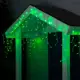 Электрогирлянда универсальная Luazon lighting бахрома 4x4 м 180 ламп зеленый 8 режимов работы