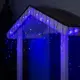 Электрогирлянда универсальная Luazon lighting BH.SPEC.IP44.220.01.01.2.104 бахрома 3x3 м 160 ламп синий 1 режим работы