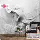 Фотообои флизелиновые Bartonwall 400x270 см Барельеф Девушка M080-G