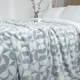 Плед La Notta Полукруг 150x200 см плюш мятный