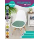 Подушка для стула Bio-Line PSK9 39x40 см цвет бирюзовый