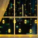 Электрогирлянда комнатная Luazon lighting 2361718 бахрома 2.4x2.4 м 108 ламп теплый белый (желтый) 8 режимов работы