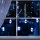 Электрогирлянда комнатная Luazon lighting 2361717 бахрома 2.4x2.4 м 108 ламп холодный белый (голубой) 8 режимов работы