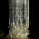 Электрогирлянда комнатная Luazon lighting 4814717 занавес 2.8x2.8 м 300 ламп теплый белый (желтый) 8 режимов работы