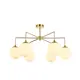 Люстра потолочная светодиодная Favourite Undine 1590-6P 6 ламп 12 м² цвет золотой