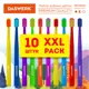 Зубная щетка Daswerk MEDIUM Soft 608215 мягкая/средней жесткости набор 10 штук
