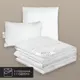 Набор 1 одеяло+2 подушки Hotel collection лебяжий пух в бамбуковом сатине 175x200 см 50x70 см