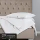 Набор 1 одеяло+2 подушки Cashmere лайт кашмирский пух в хлопковом тике 140x205 см 70x70 см