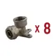 Угол комбинированный 90° Aqualink 1/2"x16 мм ВР латунь k18840