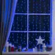 Электрогирлянда комнатная Luazon lighting занавес 2x2 м 360 ламп цвет синий 8 режимов работы