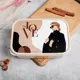 Ланч бокс 1.2 л Foodvibes Love пластик цвет бежевый