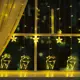 Электрогирлянда комнатная Luazon lighting 2361705 бахрома 2.4x2.4 м 138 ламп цвет теплый белый (желтый) 8 режимов работы
