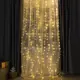 Электрогирлянда комнатная Luazon lighting 6074030 занавес 2.8x2.8 м 300 ламп теплый белый (желтый) 1 режим работы