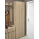 Шкаф распашной Мебельная фабрика 1+1 2088 60x210x35.5 см ЛДСП цвет дуб сонома