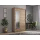 Шкаф-купе МК Е1-Юг Lite 212x100х59.5 см 7 полок ЛДСП цвет сонома